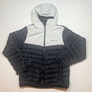 Hollister Puffer Jacket Collection Mens M  Black & White